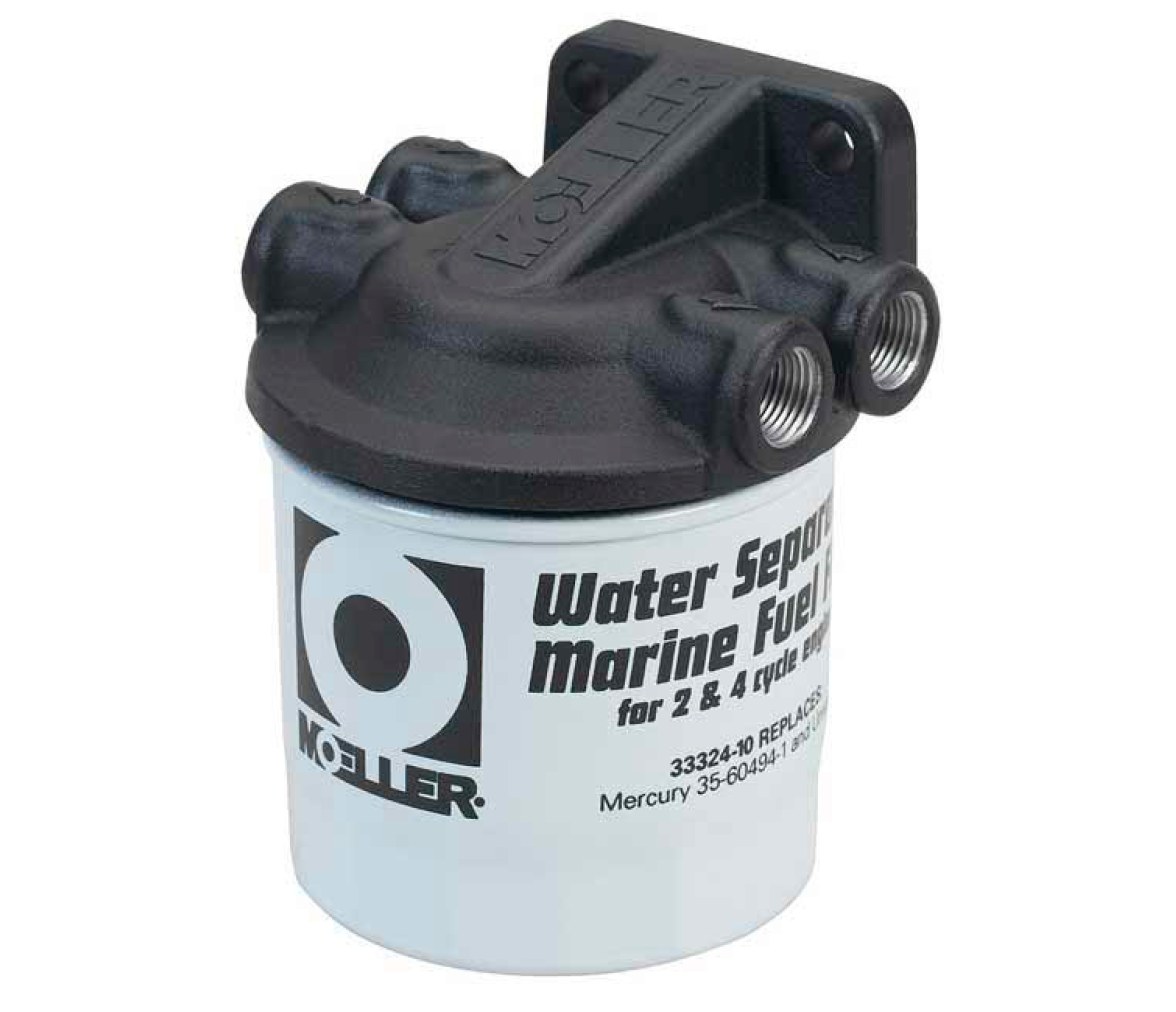 Kit de filtro separador agua 10 micras Universal/Mercury/Yamaha de aluminio