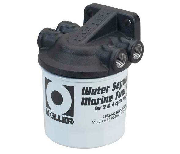 Kit de filtro separador agua 10 micras Universal/Mercury/Yamaha de aluminio