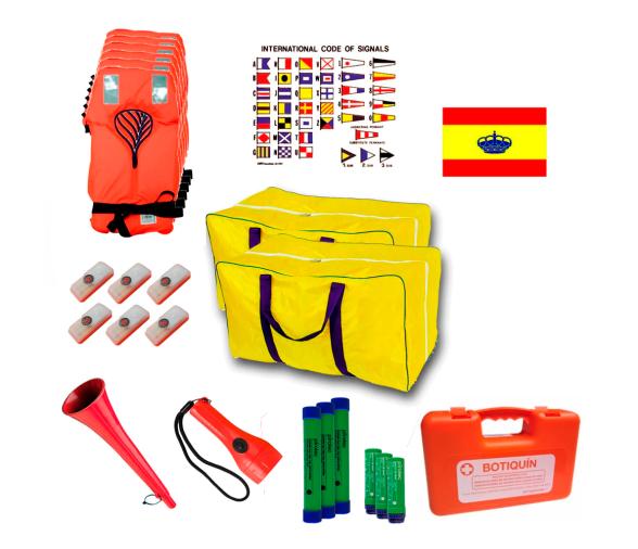 Kit de Seguridad y Coheteria Zona 4 - 6 Plazas