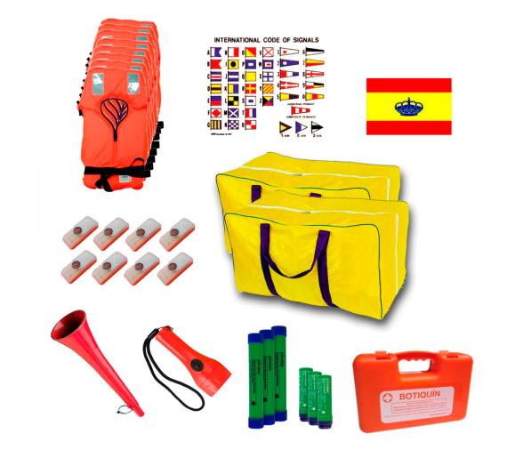 Kit de Seguridad y Coheteria Zona 4 - 8 Plazas
