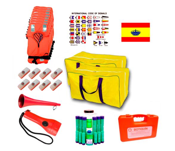 Kit de Seguridad y Coheteria Zonas 2 y 3 - 8 Plazas