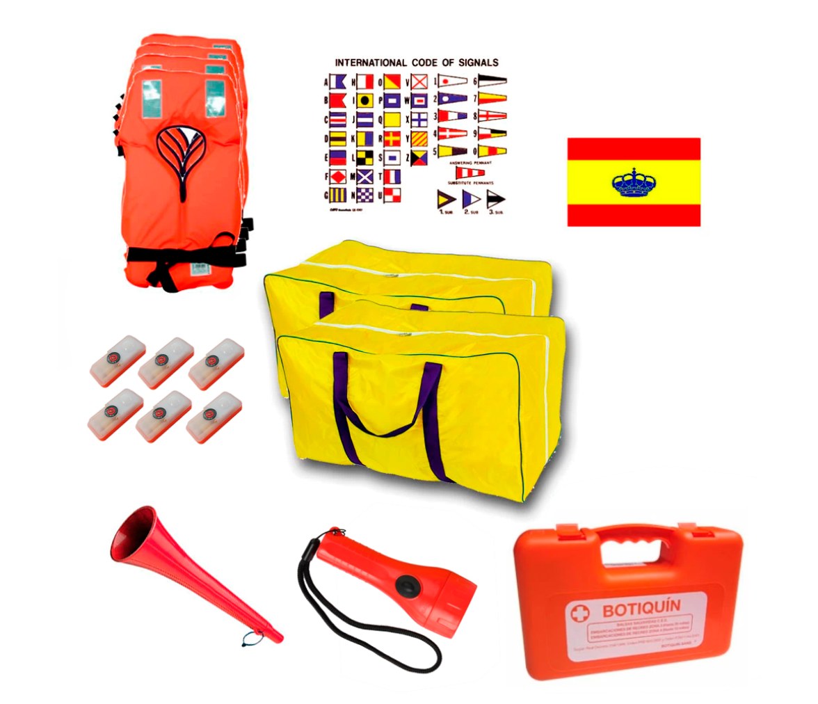 Kit de Seguridad Zonas 3 y 4 - 6 Plazas