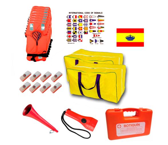 Kit de Seguridad Zonas 3 y 4 - 8 Plazas