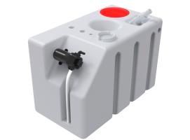 Kit Depósito 222 l 12 V con bomba 16.512.12