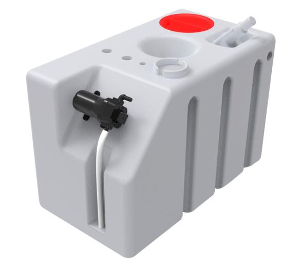 Kit Depósito 222 l 12 V con bomba 16.512.12