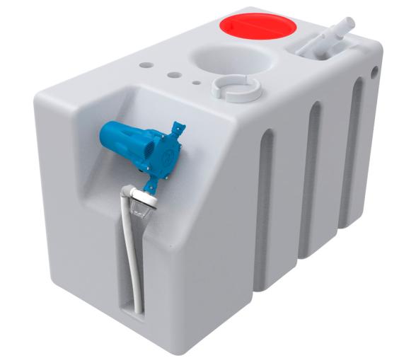 Kit Depósito 222 l 12 V con bomba 16.700.13