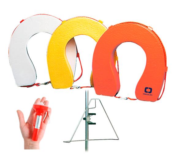 Kit Herradura Estandar de PVC con Soporte y Luz Flotante