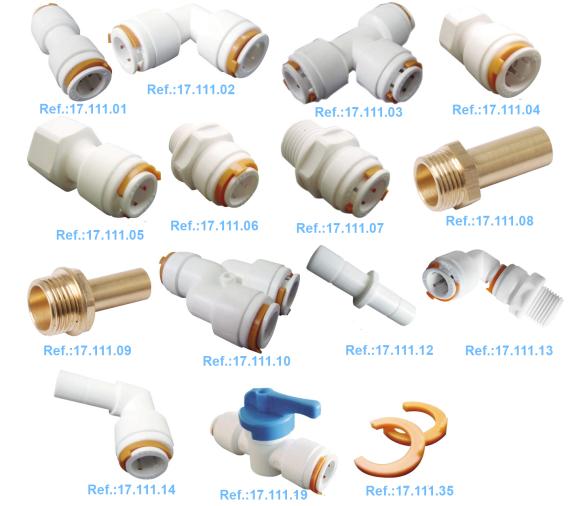 Racor de Ø 12 mm para fontanería