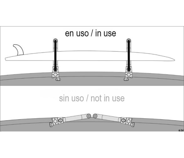 Kit Soporte Delux para Tabla de SUP o Pasarela