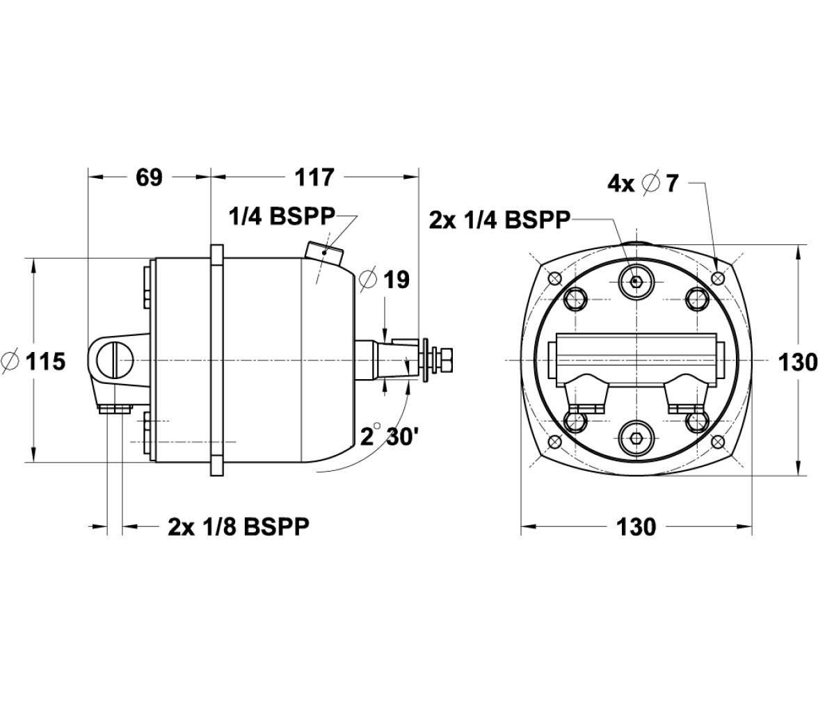 Kit de Direccion Hidraulica Intraborda LS 27