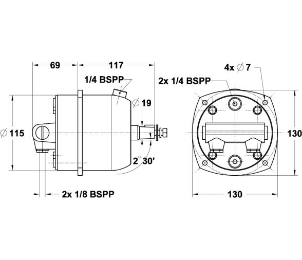 Kit de Direccion Hidraulica Intraborda LS 27