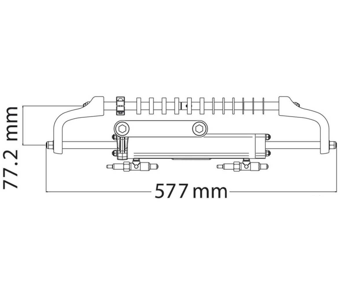 Ultraflex Kit Direccion Hidraulica UC81-OBF hasta 115 CV