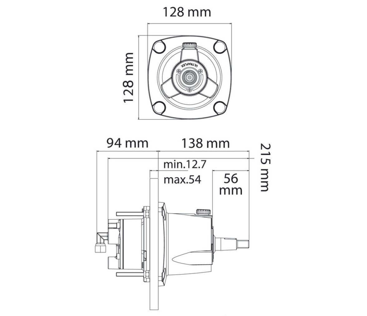 Ultraflex Kit Direccion Hidraulica UC69-I hasta 115 CV