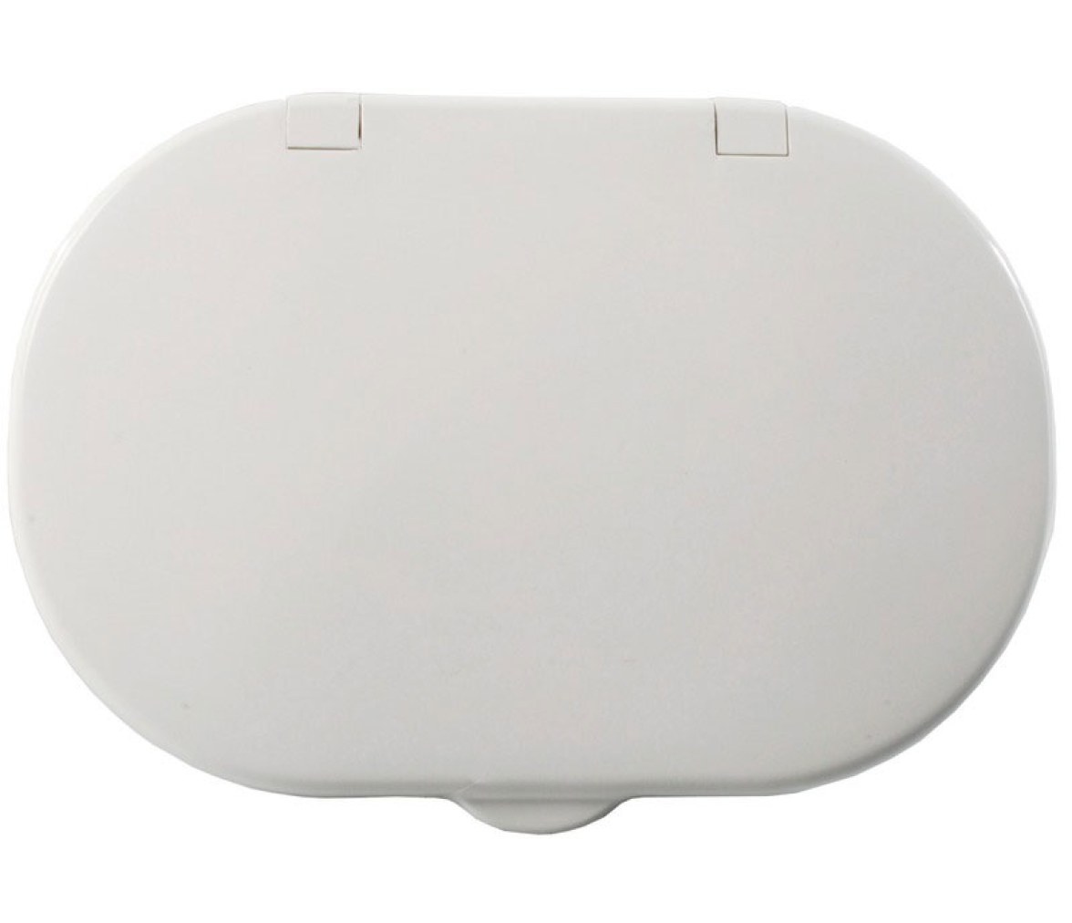Kit Ducha con Mezclador Ovalado Blanco