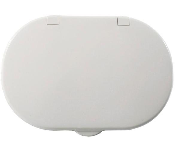 Kit Ducha con Mezclador Ovalado Blanco