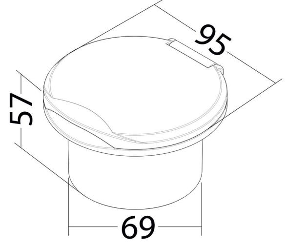 Kit Ducha Evo Classic Horizontal Blanca