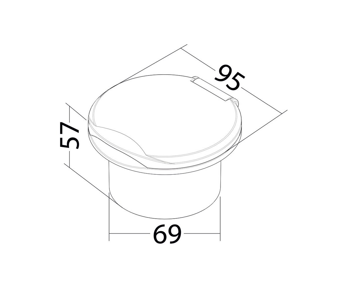 Kit Ducha Evo Classic Horizontal Cromado e Inox