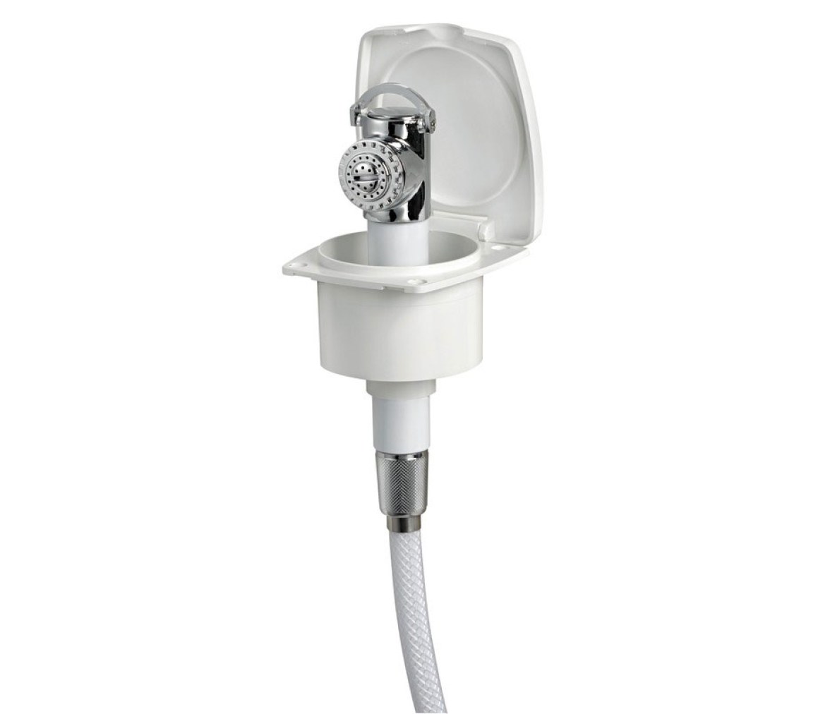 Kit Ducha New Edge Pulsador Blanca
