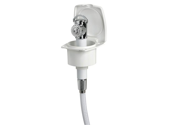 Kit Ducha New Edge Pulsador Blanca
