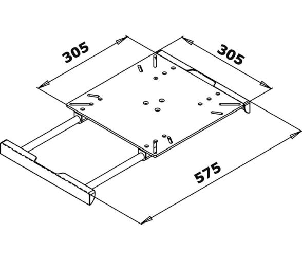 Kit Extension para Mesa 1 Lado