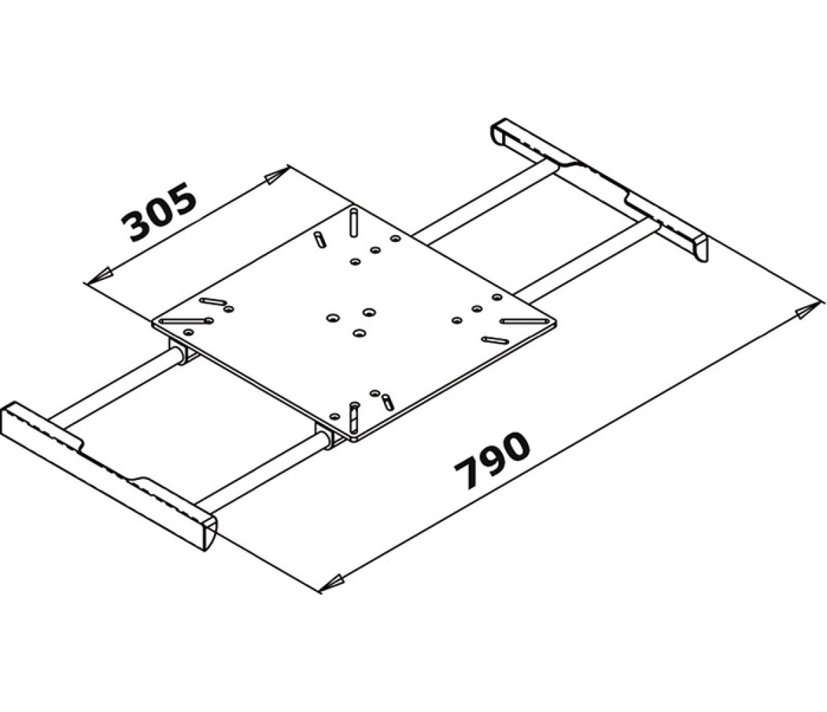 Kit Extension para Mesa Segundo Lado