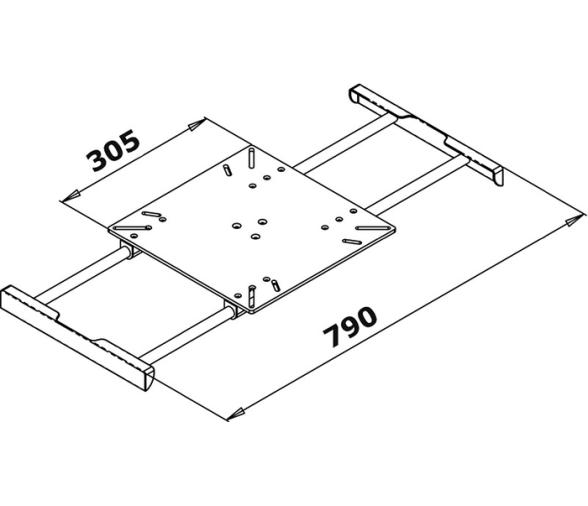 Kit Extension para Mesa Segundo Lado