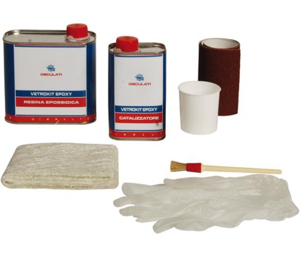 Kit Reparador resina epoxy fibra vidrio