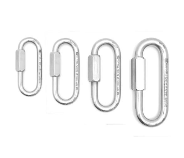 Kong Eslabón rapido ovalado Largo Acero Inoxidable