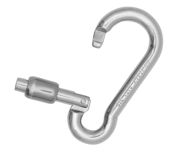 Kong Mosquetón Acero Inoxidable Apertura exterior y Seguro