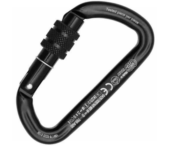 Kong Mosquetón Aluminio Trapper Cierre roscado