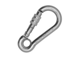 Kong Mosquetón Bombero Acero Inoxidable Seguro de Rosca y Ojal