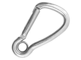 Kong Mosquetón en acero inoxidable asimétrico con Ojal