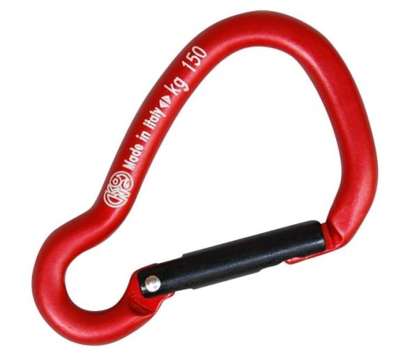 Kong Mosquetón en aluminio Asimétrico