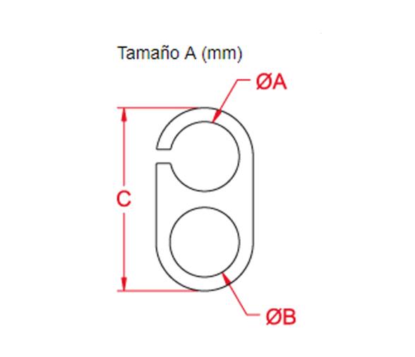 Kong Anilla Doble de Latón