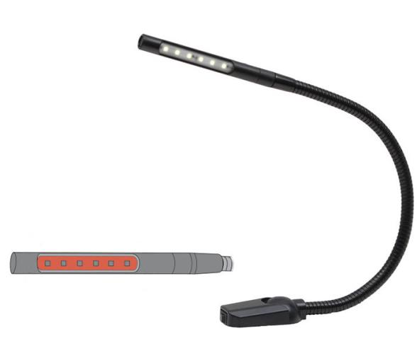 Labcraft ML Reflector LED Articulado para Mesa de Cartas