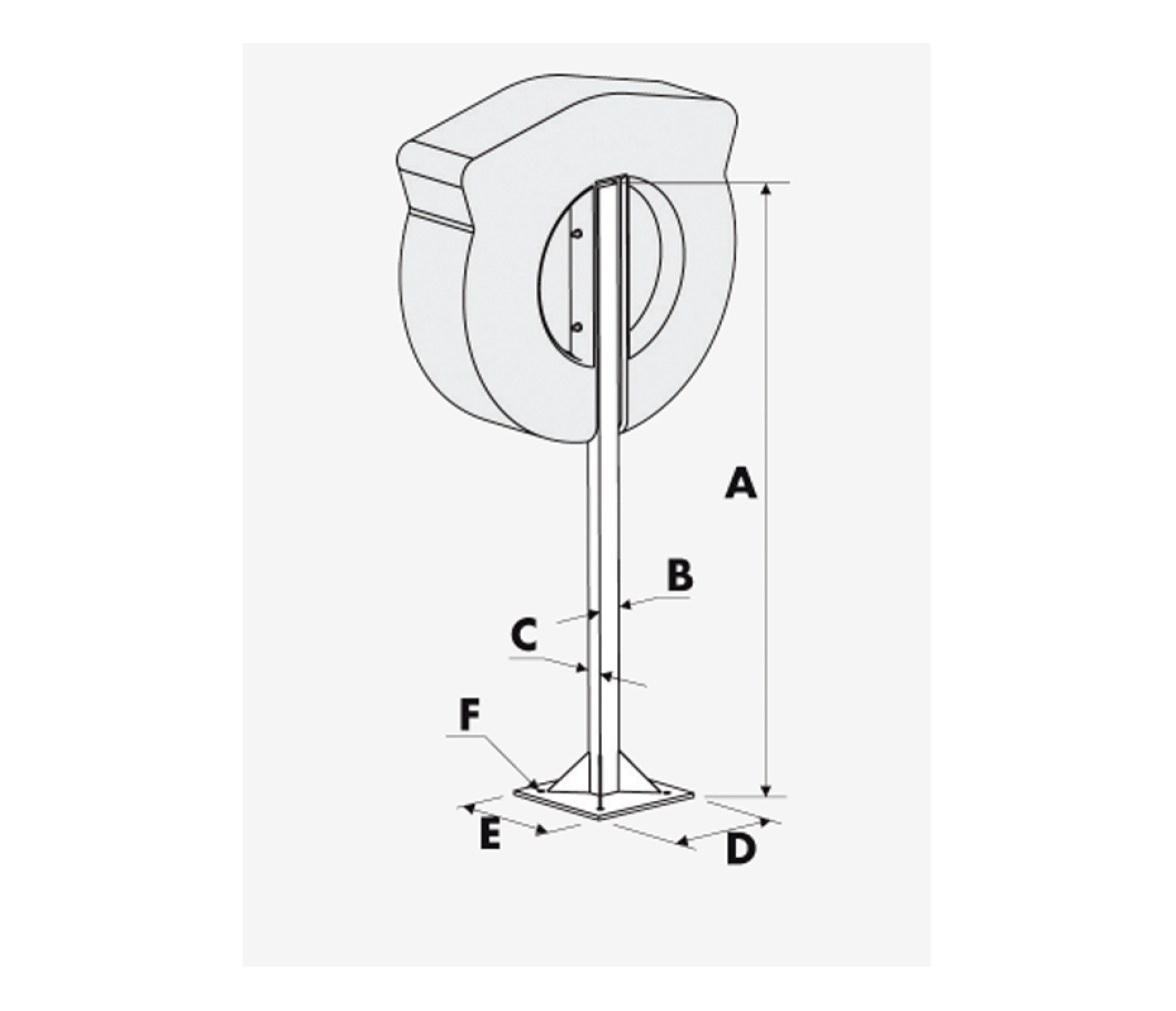 Lalizas Accesorios Montaje Soporte Aro Salvavidas