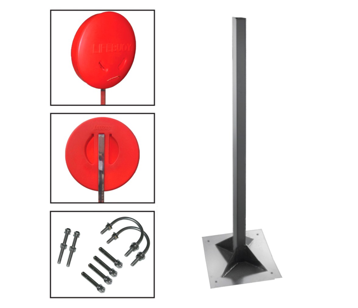 Lalizas Accesorios Montaje Soporte Aro Salvavidas