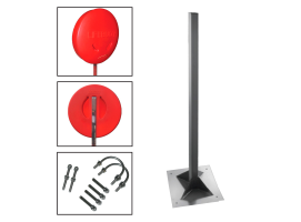 Lalizas Deck Pole Base for Lifebuoy Ring Case