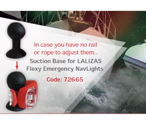 Lalizas Base de Succión para Luces Navegación Flexy Emergency