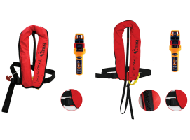 Lalizas Inflatable Lifejacket 170N with Ocean Signal MOB1