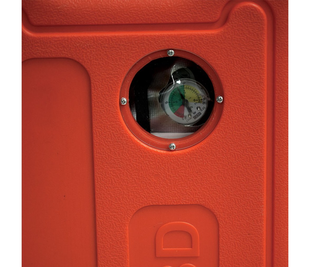 Maletín rígido LALIZAS para EEBD con ventana transparente, polietileno, naranja