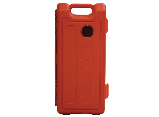 Maletín rígido LALIZAS para EEBD con ventana transparente, polietileno, naranja