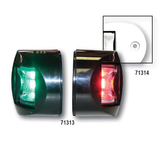 Lalizas Luces Babor-Estribor Montaje Cubierta FOS LED 12