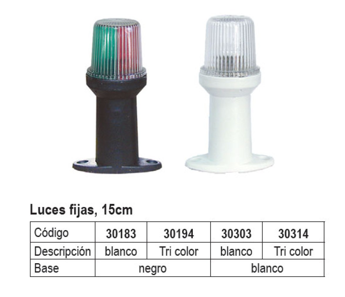 Lalizas Luces de Navegacion FIJA 15 cm. Lalizas