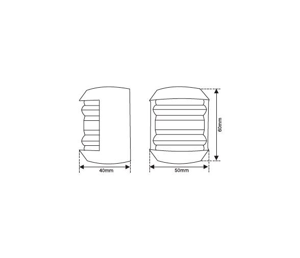 Lalizas Luces Estribo / Babor junior 7 - Blanco
