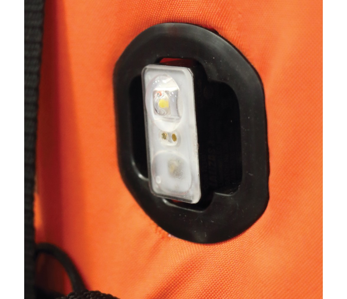 Luz de chaleco "Safelite IV" LALIZAS, parpadeante, se activa con agua, SOLAS