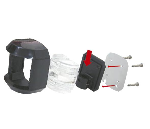 Lalizas Luz de Tope 225º Junior N12- Negra