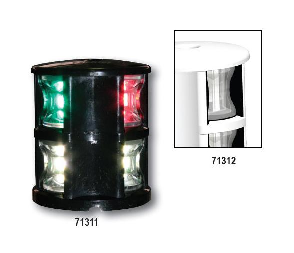 Lalizas Luz Tricolor Fondeo Montaje Cubierta FOS LED 12