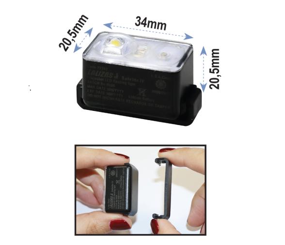 Lalizas Safelite IV Luz Intermitente LED para Chaleco Salvavidas