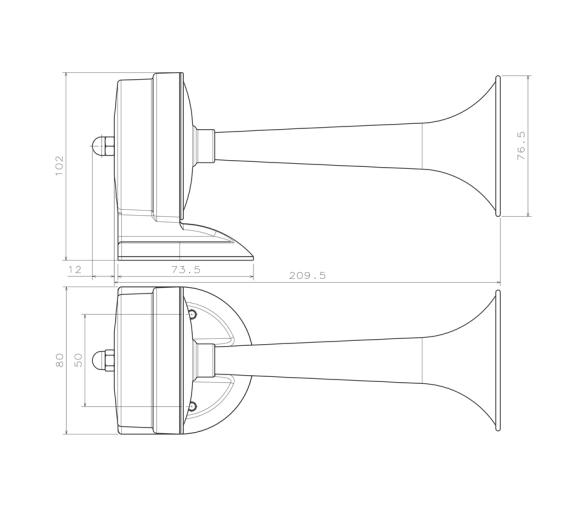 Nuova Rade Bocina Electrica
